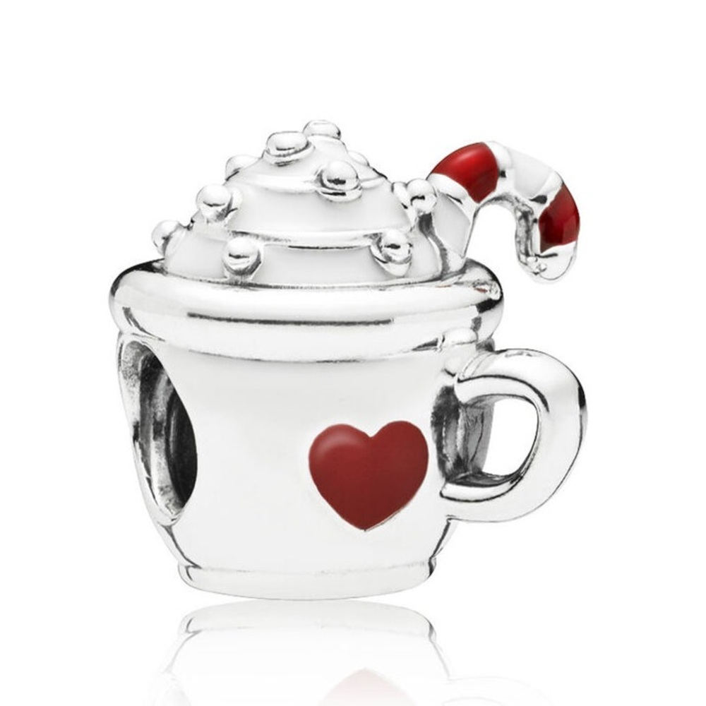 NEW - Authentic Pandora - Warm Cocoa Enamel Charm